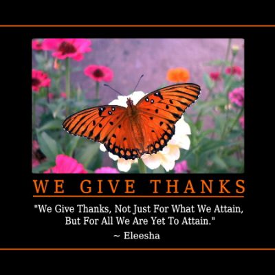 We Give Thanks