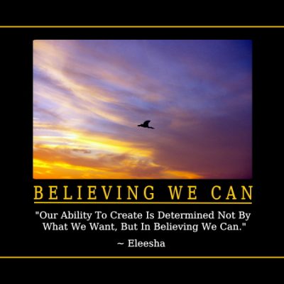 Believing We Can