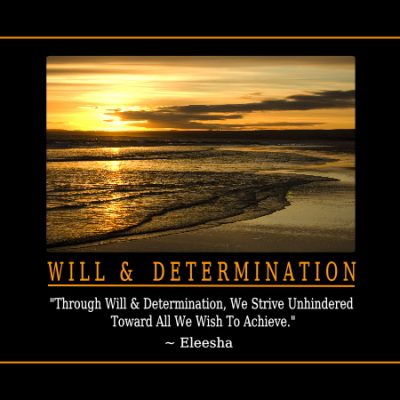 Will And Determination