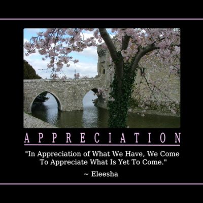 Appreciation